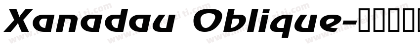 Xanadau Oblique字体转换